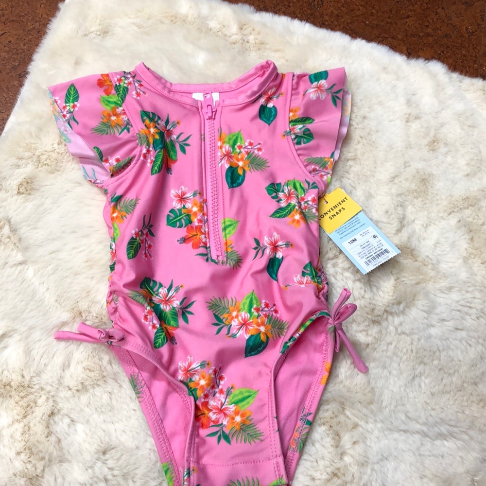 NWT Cat & Jack swimsuit 12 months
